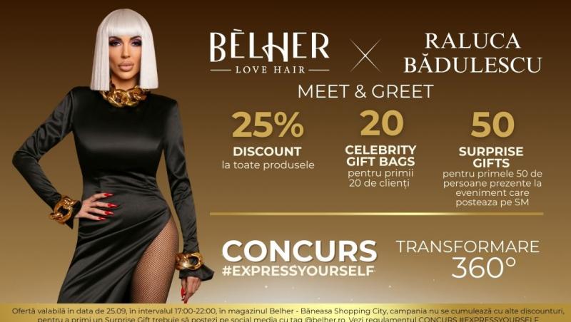 Raluca Bădulescu într-o rochie neagră