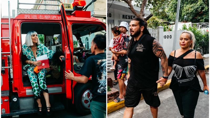 colaj foto raluca badulescu si cu anda adam si sotul ei, joseph, la asia express