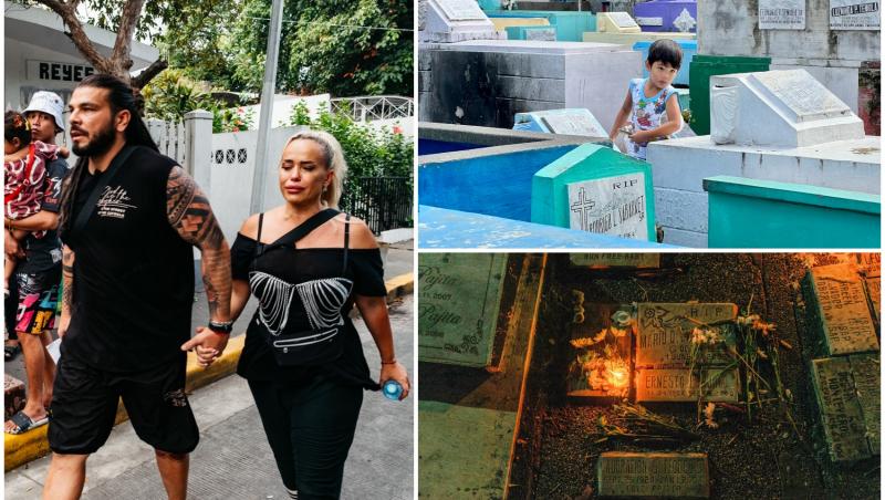 colaj foto cu concurenti de la asia express si cimitirul de nord din manila