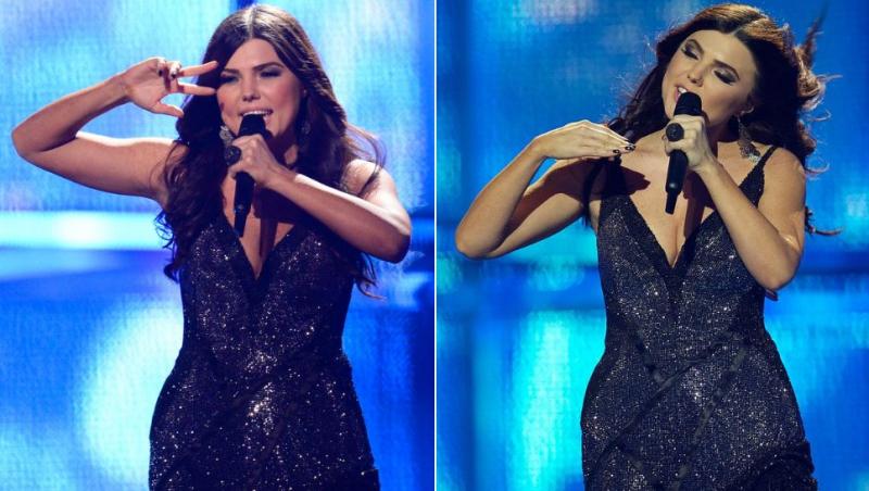 colaj paula seling pe scenă