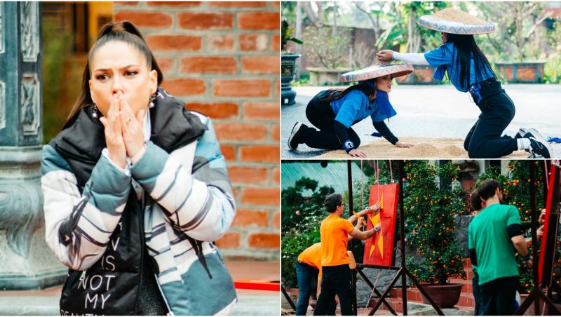 colaj foto irina fodor si cele trei echipe de la jocul de amuletă din 28 septembrie 2025