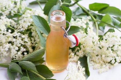 Cum să faci rapid sirop de soc pentru la iarnă