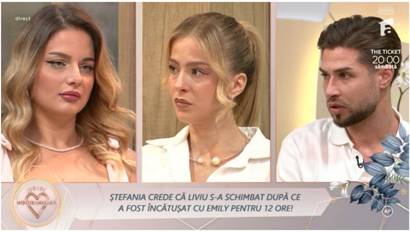 Mireasa, sezon 12. Liviu și Ștefania s-au despărțit. Băiatul a spus apoi care e tiparul lui de femeie numind o fată din casă
