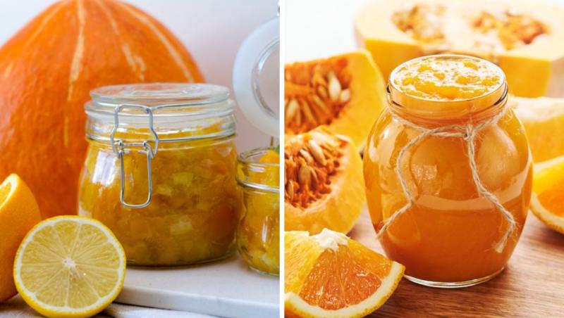 dulceață de dovleac și gem de dovleac