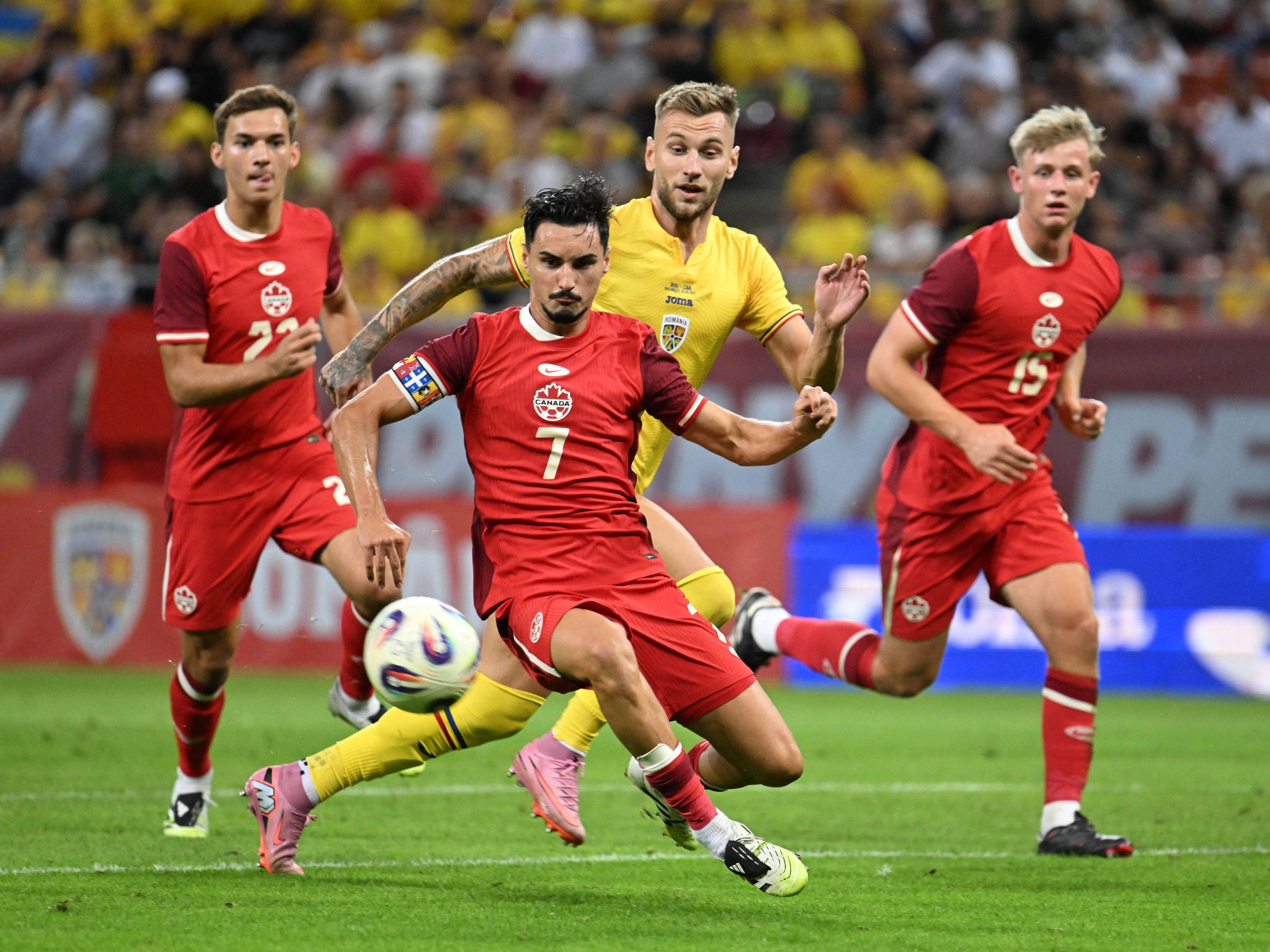 Rom&acirc;nia - Canada 0-3. &Icirc;nfr&acirc;ngere usturătoare pentru tricolori! Meciul s-a văzut liveVIDEO pe Antena 1 și AntenaPLAY!