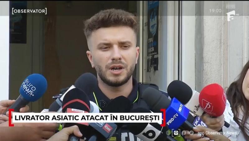 Ce salariu are livratorul asiatic lovit de tânărul român săptămâna trecută. Muncitorul continuă să aibă „respect față de români”