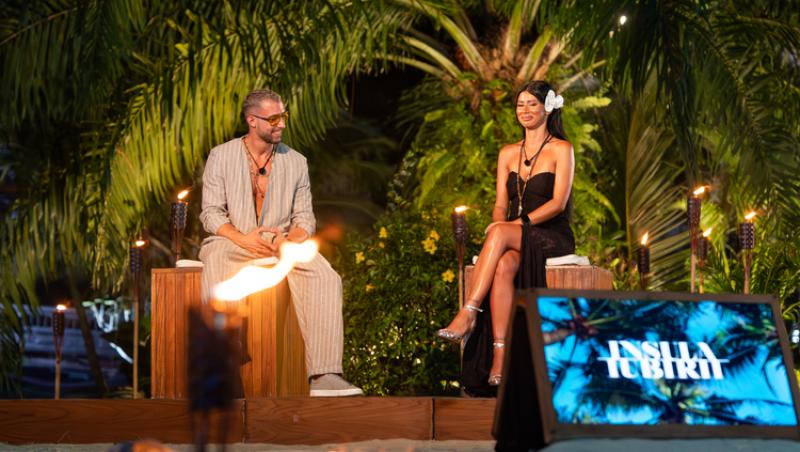 Finala Insula Iubirii 2025. Cu cine a decis Bianca să plece. Ce s-a întâmplat la ultimul Bonfire între ea și Marian Grozavu