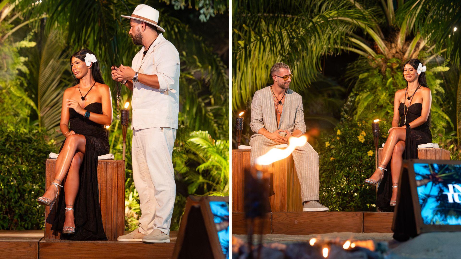 Finala Insula Iubirii 2025. Cu cine a decis Bianca să plece. Ce s-a întâmplat la ultimul Bonfire între ea și Marian Grozavu