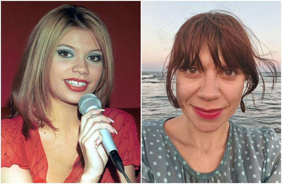 Două imagni cu Laura Andreșan