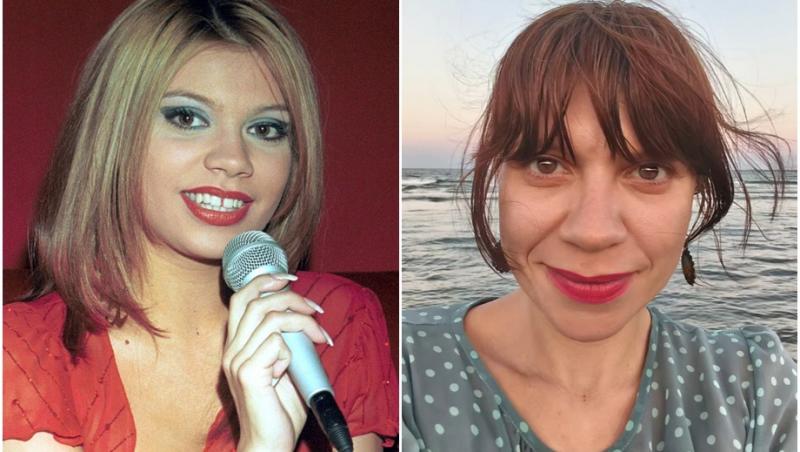 Două imagni cu Laura Andreșan