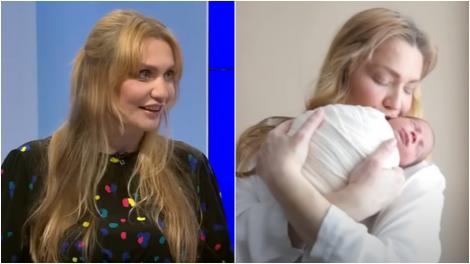 Fiul Cristinei Cioran a fost botezat de ÎPS Teodosie. Alex Dobrescu, tatăl micuțului, a lipsit de la slujbă | FOTO