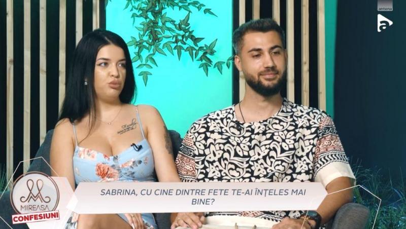 Mireasa, sezon 7. Dima și Sabrina s-au căsătorit religios. Cum a arătat ea în rochie de mireasă și cine le-a fost alături mirilor