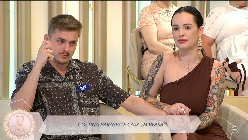 Mireasa, sezon 12. Mesajul postat de Costina după eliminarea din casă. Ce a apărut pe contul ei