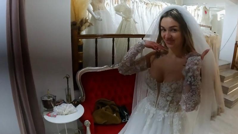 Cum arăta rochia de mireasă aleasă de Ella Visan de la Insula Iubirii 2025. Nunta cu Andrei Lemnaru era în septembrie