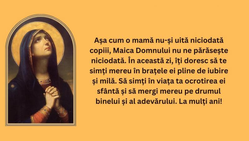 Mesaje creștine la Nașterea Maicii Domnului. Cele mai frumoase felicitări cu urări pentru sărbătoriții zilei de pe 8 septembrie