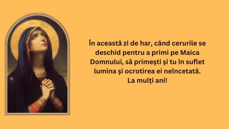 Mesaje creștine la Nașterea Maicii Domnului. Cele mai frumoase felicitări cu urări pentru sărbătoriții zilei de pe 8 septembrie