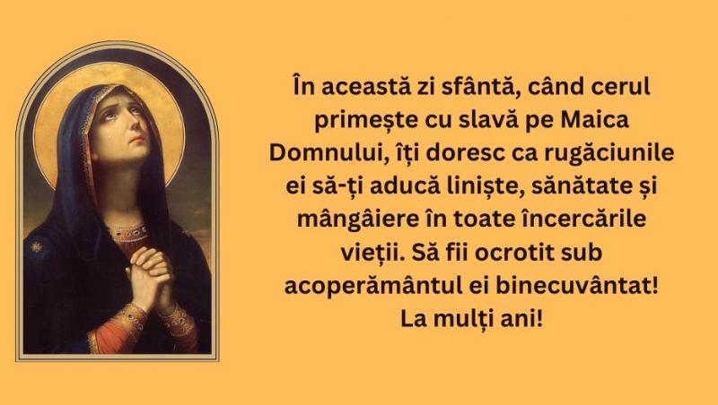Mesaje creștine la Nașterea Maicii Domnului. Cele mai frumoase felicitări cu urări pentru sărbătoriții zilei de pe 8 septembrie