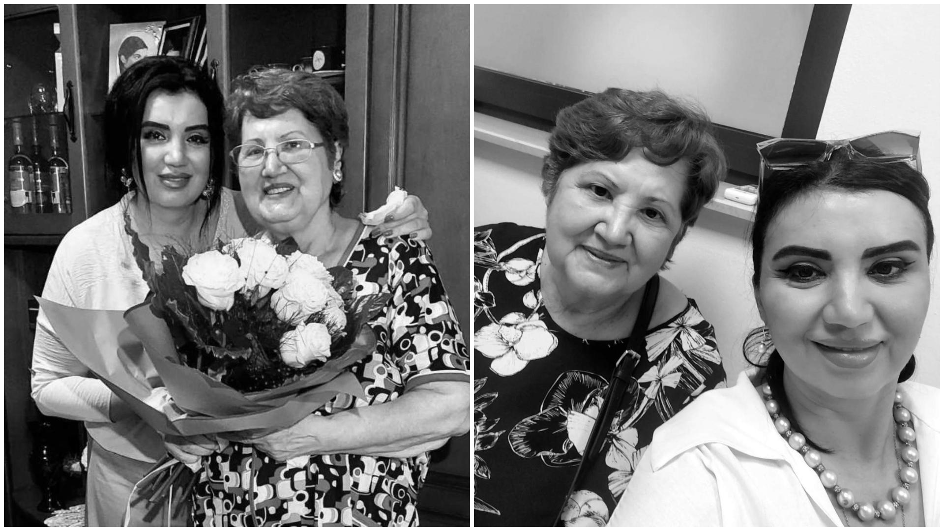 Adriana Bahmuțeanu și mama ei, Petruța Toma, care a murit