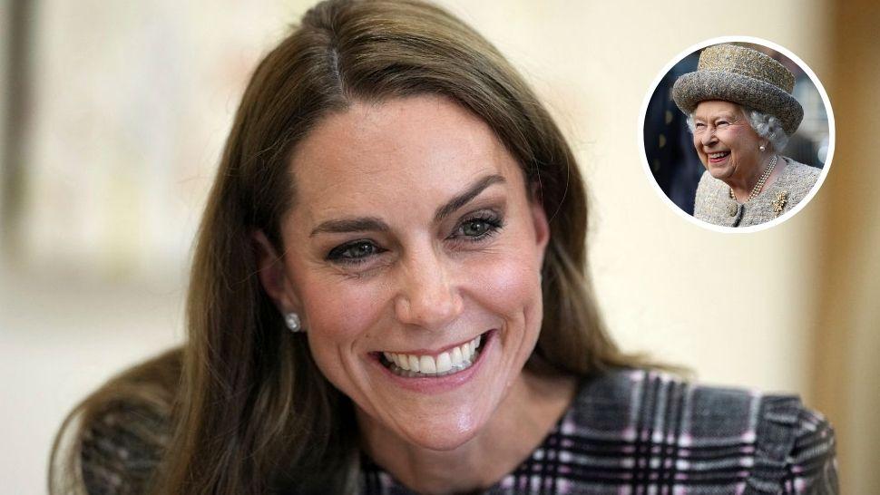 colaj kate middleton și regina elisabeta a II-a