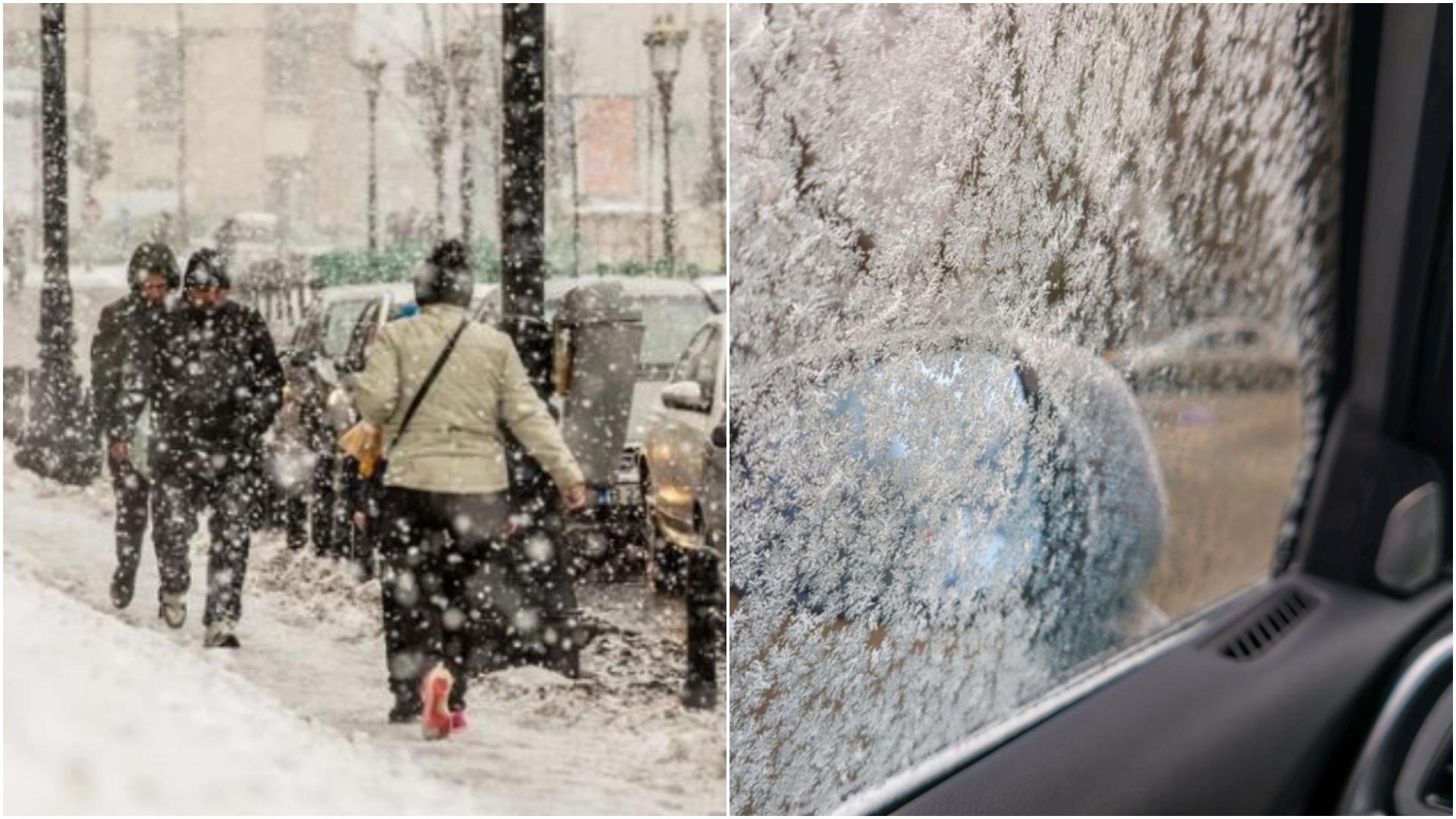 colaj foto imagini frig si inghet