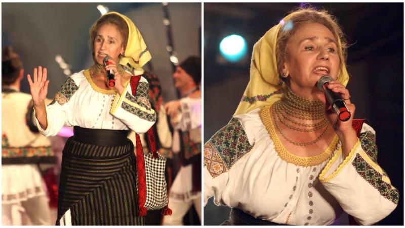 Colaj cu Sofia Vicoveanca &icirc;n două ipostaze diferite