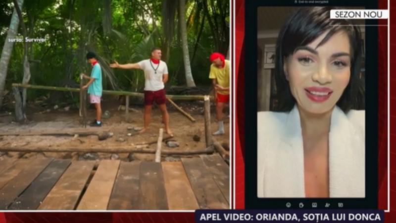 Ce spune Orianda Donca despre conflictul dintre soțul ei și Cristian Boureanu de la Survivor: „Călin e priceput la construcții”