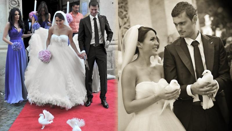 Exclusiv| Cum au arătat Gabi Tamaș și soția lui în ziua nunții. Imaginile de colecție din arhiva personală