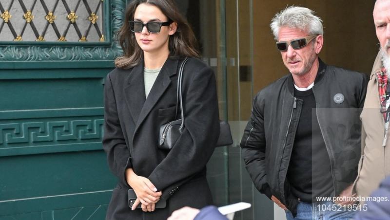Sean Penn, sărut pasional în plină stradă cu moldoveanca misterioasă care i-a pus capac. Este mai tânără decât fiica lui