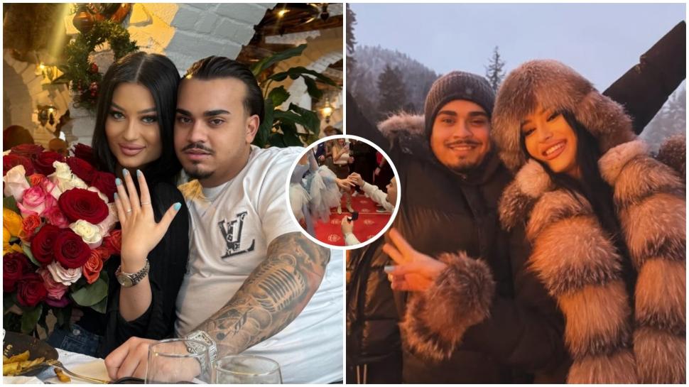 Adrian Minune Jr. a cerut-o &icirc;n căsătorie pe iubita lui &icirc;n noaptea de Revelion. Cei doi au trecut recent printr-o despărțire