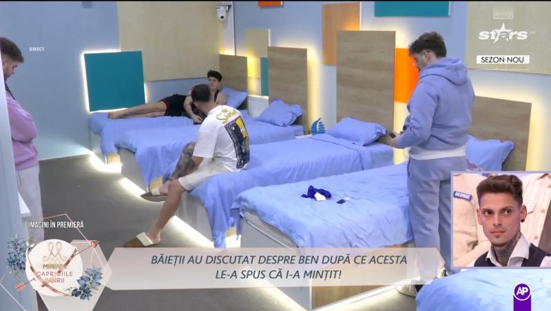 Mireasa, sezon 13. Ben a recunoscut că a mințit despre trecutul său și i-a testat pe băieți. Aceștia nu au reacționat bine