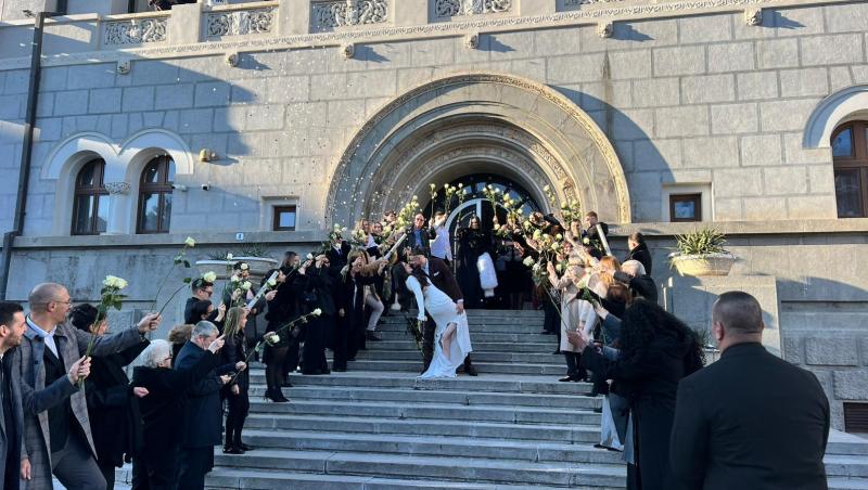 Cât a costat rochia de mireasă purtată de Ioana Stan la nunta cu Radu Drăgușin. Cine s-a ocupat de organizarea marelui eveniment