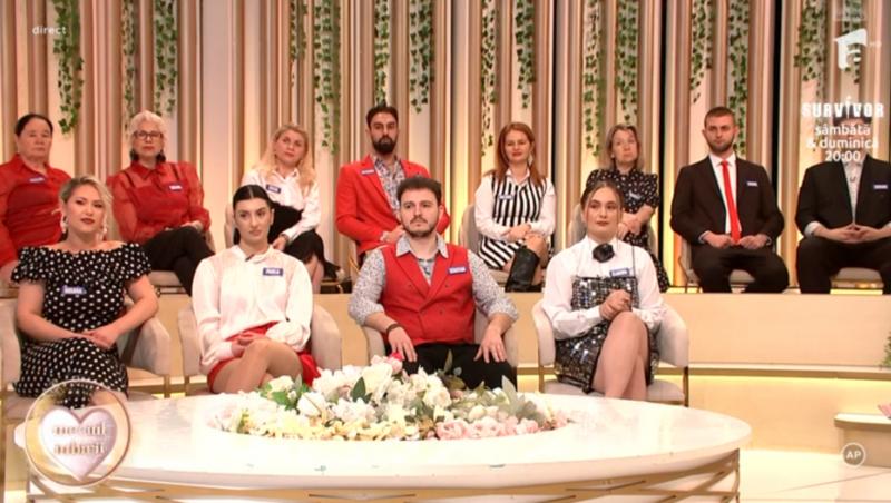 Mireasa, sezon 13. Task-ul alinierii. Băieții s-au așezat în spatele fetei cu care rezonează. Ce alegeri s-au făcut