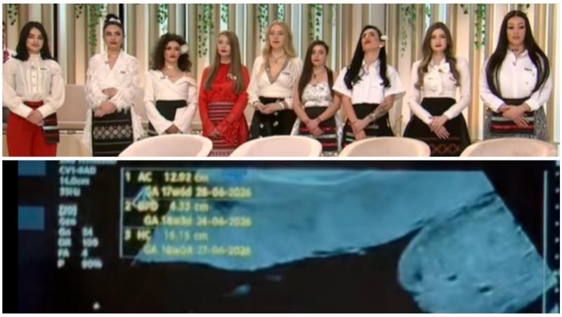 colaj cu fetele din sezonul 11 Mireasa si o ecografie