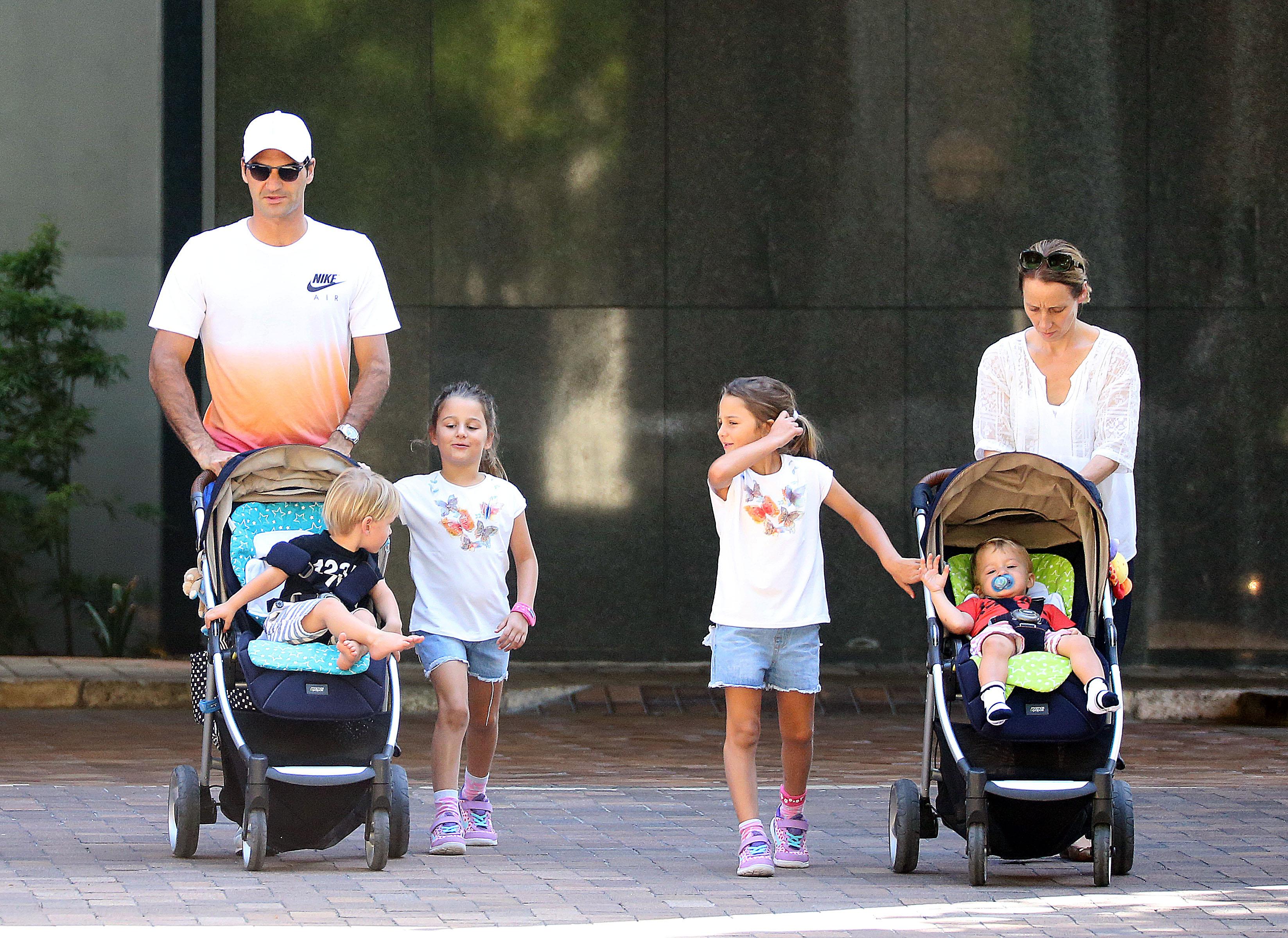 Roger Federer și familia lui