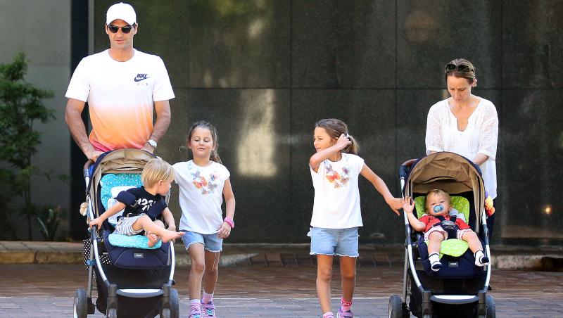 Roger Federer și familia lui