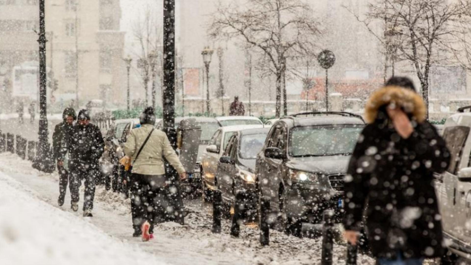 peisaj de iarna urban