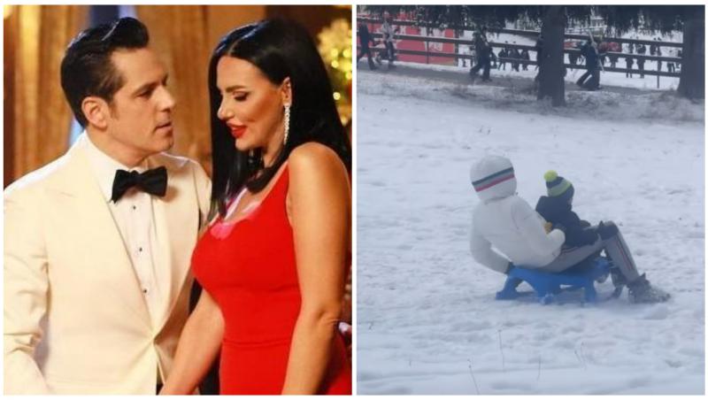 Colaj cu LAvinia Pirva, stefan banica si fiul lor