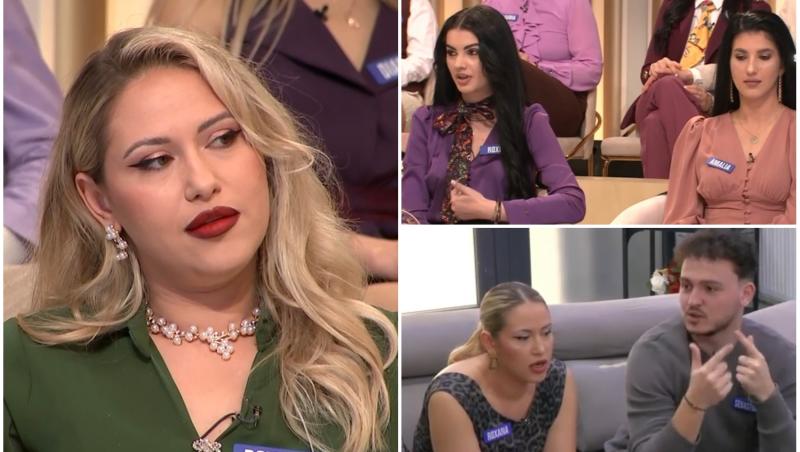 colaj foto amalia si roxana la mireasa: meciul iubirii