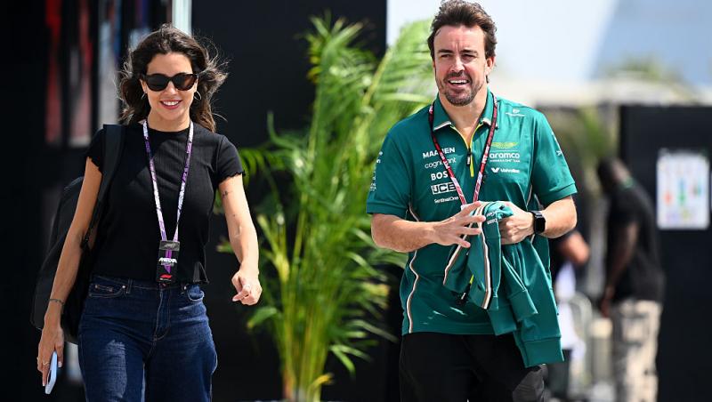 Fernando Alonso se pregătește de venirea pe lume a primului său copil. Cum au fost surprinși pilotul și partenera sa