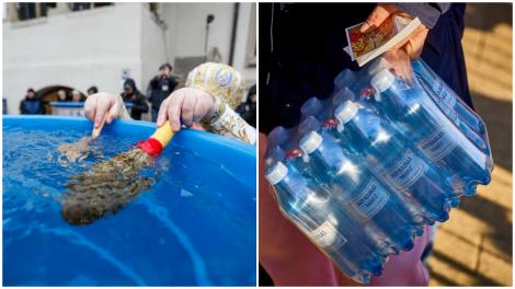 C&acirc;t timp poate fi consumată Agheasma Mare, apa sfințită de Bobotează. Ce spune preotul despre tradiția bisericească