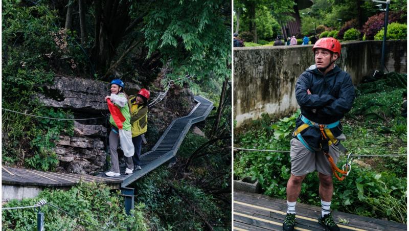 colaj foto cu concurentii de la asia express, in china