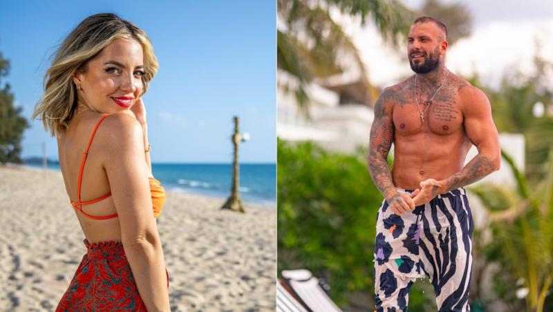Bianca de la Insula Iubirii și ispita Narcis s-au sărutat în mare! Imaginile cu momentul pasional dintre cei doi