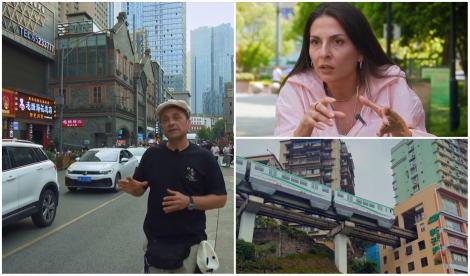Ce au descoperit membrii echipei Asia Express &icirc;ntr-un oraș din China. Trenul care trece printr-un bloc i-a lăsat fără cuvinte