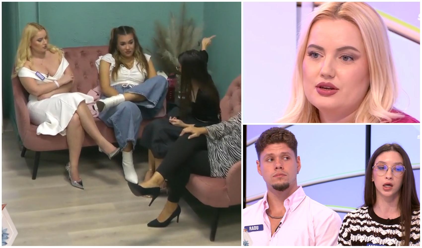Andreea s-a dezlănțuit la adresa Veronicăi, la Mireasa! Concurenta nu și-a mai putut opri reacțiile, după sărutul acestuia cu Radu