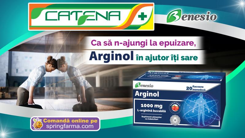 farmacia catena, femeie obosită, cutie de arginol