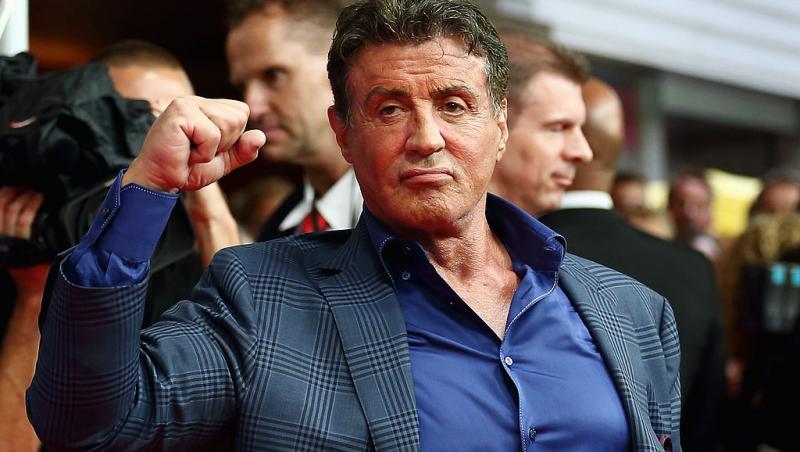 Sylvester Stallone pe covorul roșu