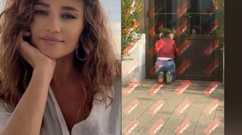 Claudia Pătrășcanu, &icirc;n lacrimi și &icirc;n genunchi &icirc;n fața unei biserici &icirc;nchise! Artista &icirc;l imploră pe Dumnezeu să-și revadă copiii