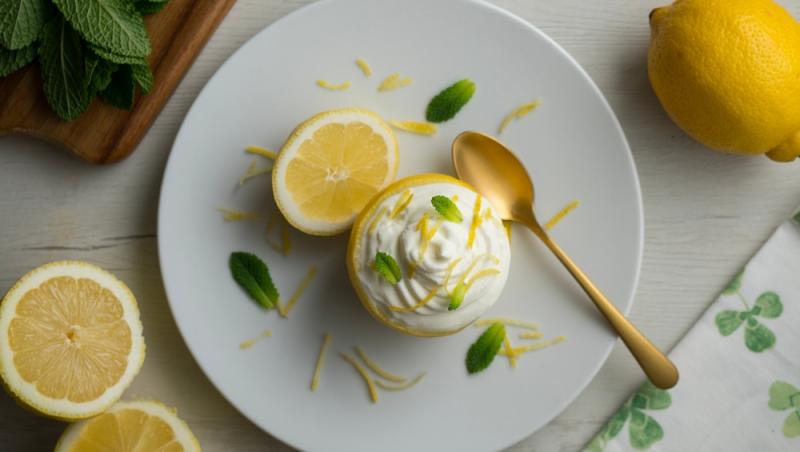 Prăjitura cu lămâie care se topește în gură. Cum prepari desertul cu cremă fină, blat pufos și aromă intensă de citrice
