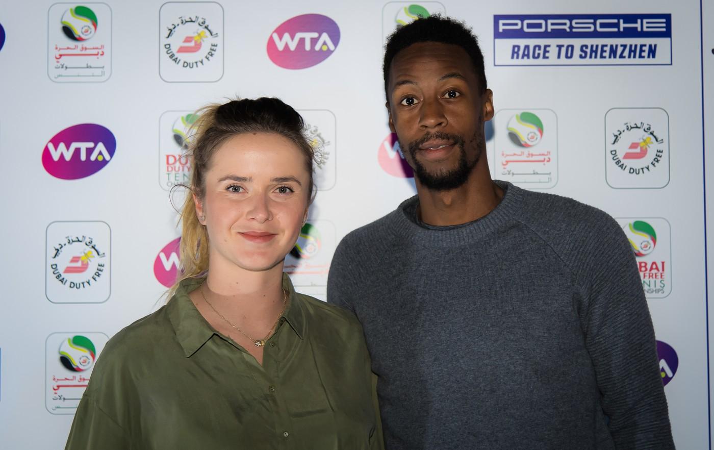 Elina Svitolina și Gaël Monfils