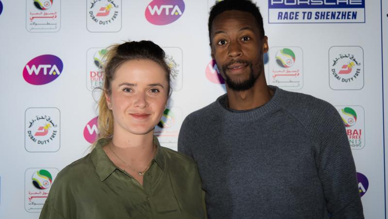 Elina Svitolina și Ga&euml;l Monfils